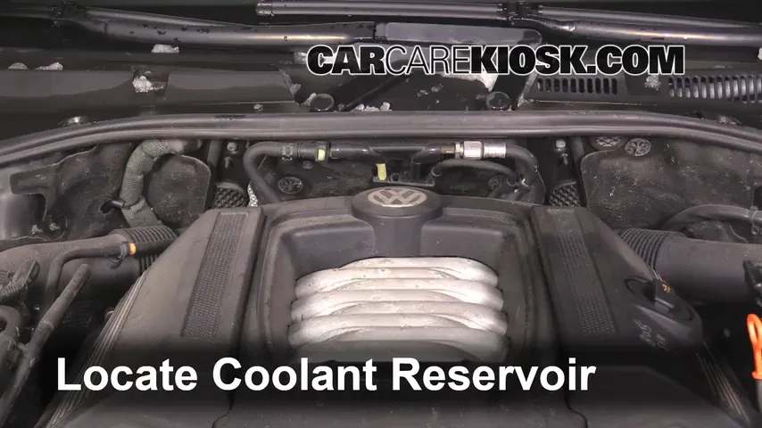 2006 Volkswagen Touareg 4.2L V8 Coolant (Antifreeze) Add Coolant